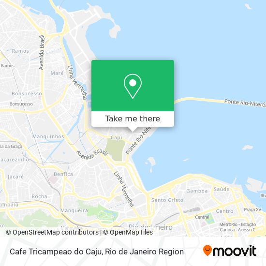Mapa Cafe Tricampeao do Caju