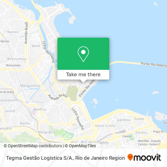 Mapa Tegma Gestão Logística S/A.
