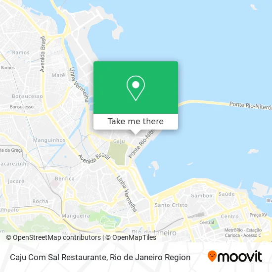 Caju Com Sal Restaurante map