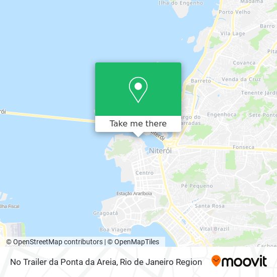 Mapa No Trailer da Ponta da Areia