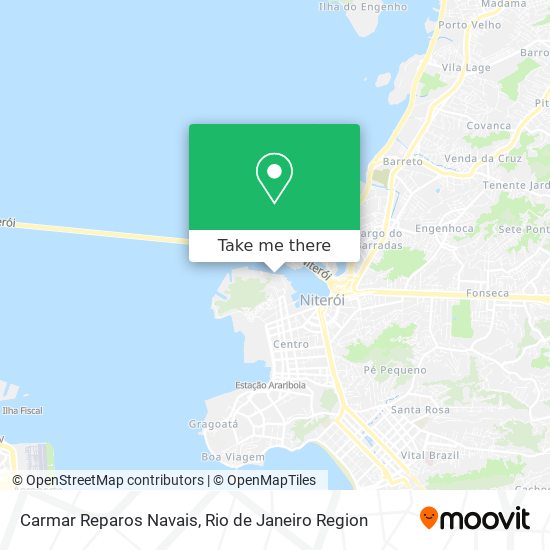 Carmar Reparos Navais map