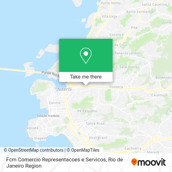 Fcm Comercio Representacoes e Servicos map