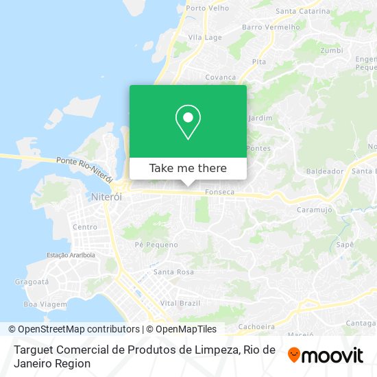 Targuet Comercial de Produtos de Limpeza map