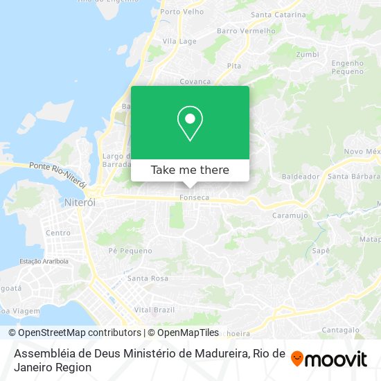 Assembléia de Deus Ministério de Madureira map