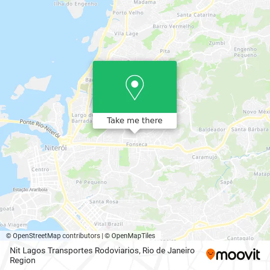 Nit Lagos Transportes Rodoviarios map