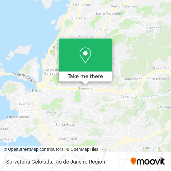 Sorveteria Gelokids map