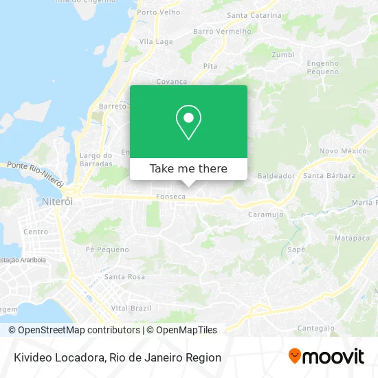 Kivideo Locadora map