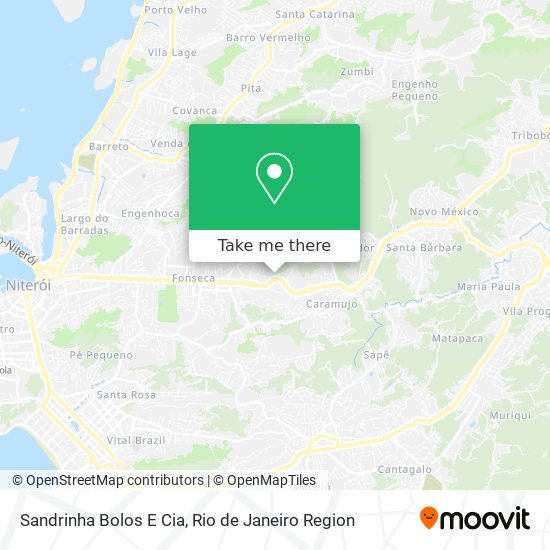 Sandrinha Bolos E Cia map