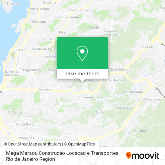 Mega Marsou Construcao Locacao e Transportes map