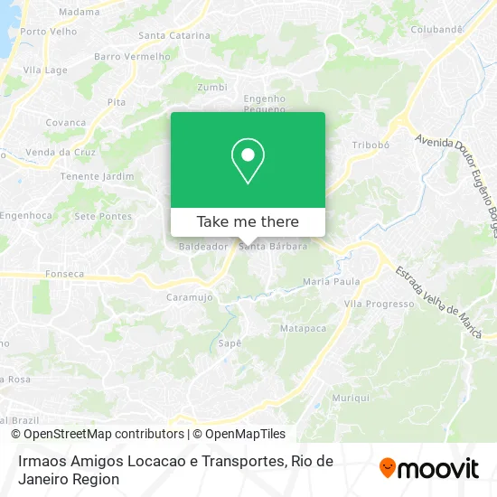 Irmaos Amigos Locacao e Transportes map