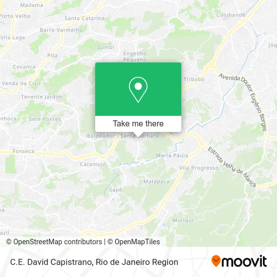 C.E. David Capistrano map