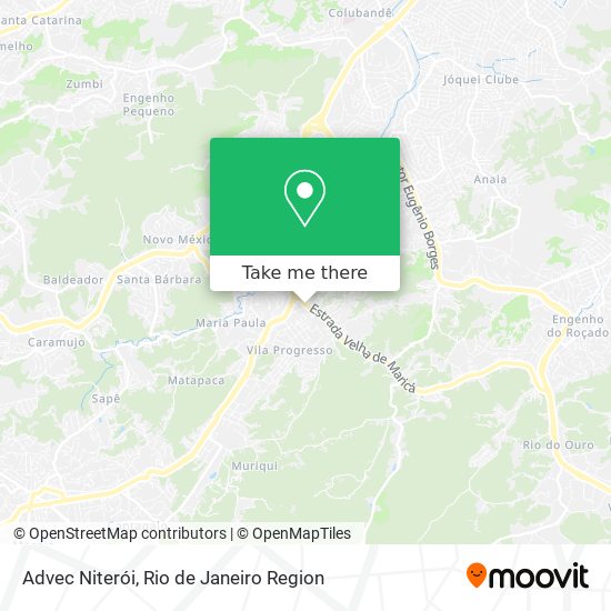 Advec Niterói map