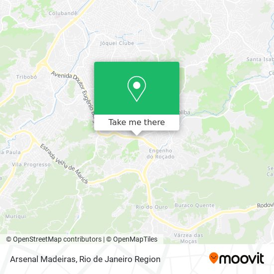 Mapa Arsenal Madeiras