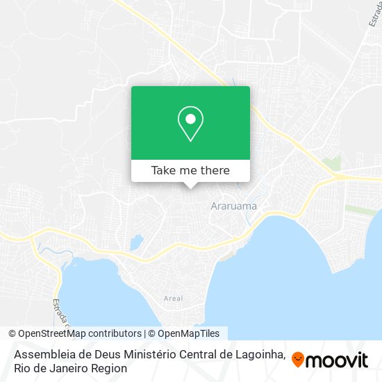 Assembleia de Deus Ministério Central de Lagoinha map