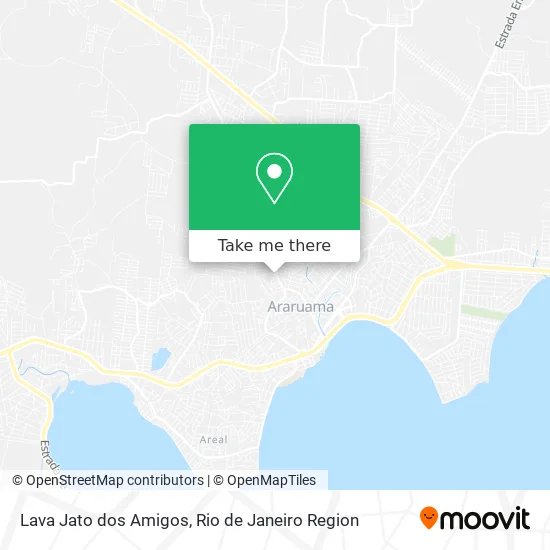 Lava Jato dos Amigos map