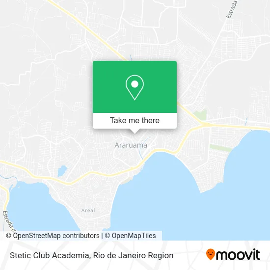 Stetic Club Academia map