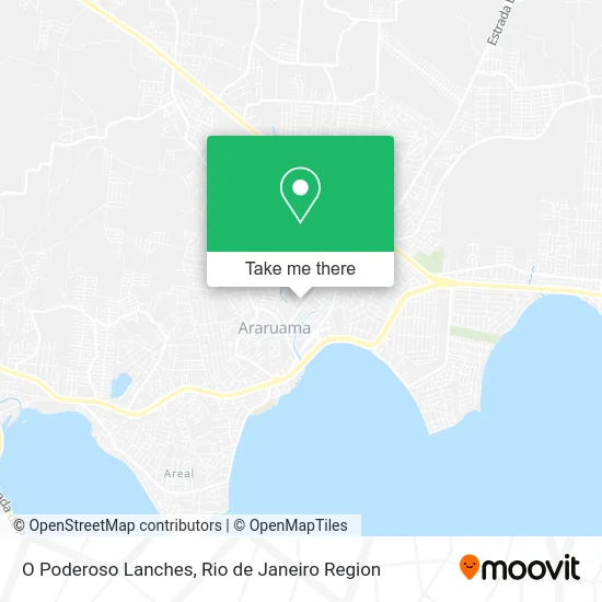 O Poderoso Lanches map