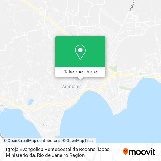 Mapa Igreja Evangelica Pentecostal da Reconciliacao Ministerio da