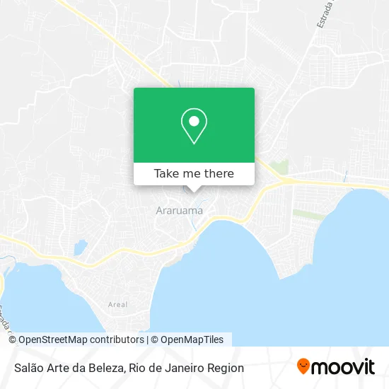 Salão Arte da Beleza map