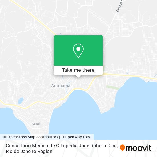 Mapa Consultório Médico de Ortopédia José Robero Dias