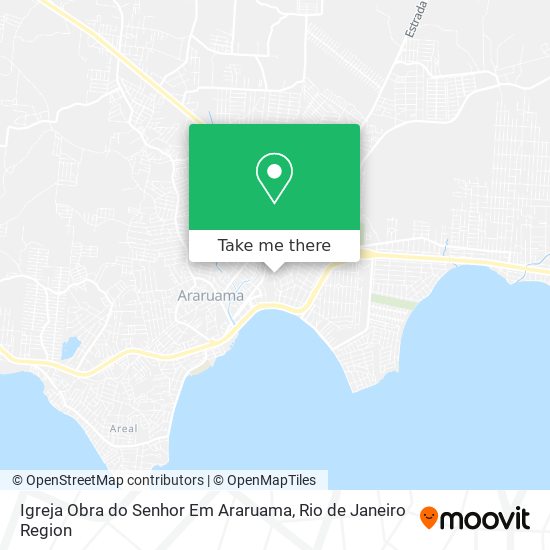 Igreja Obra do Senhor Em Araruama map