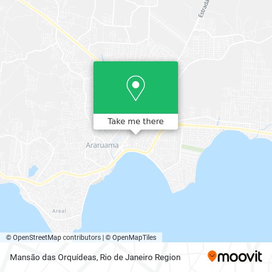 Mansão das Orquídeas map