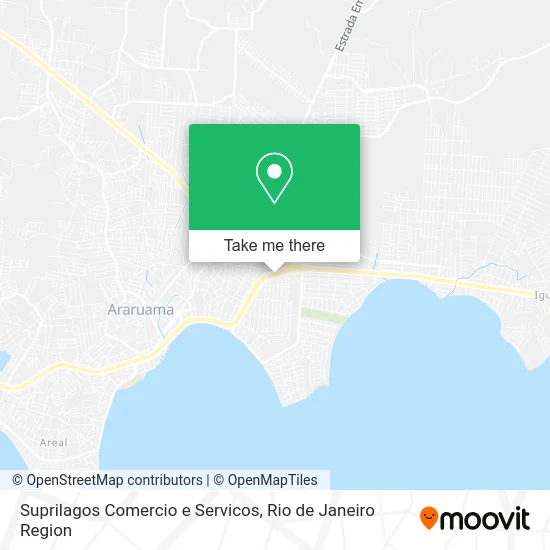 Suprilagos Comercio e Servicos map