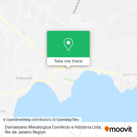 Damasceno Metalúrgica Comércio e Indústria Ltda map