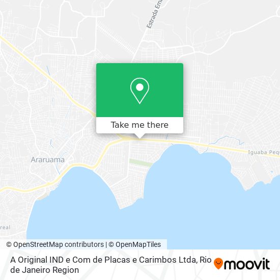 Mapa A Original IND e Com de Placas e Carimbos Ltda