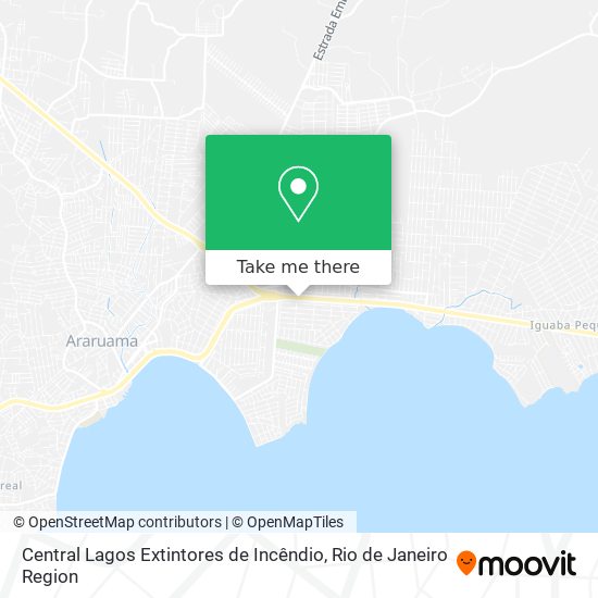 Mapa Central Lagos Extintores de Incêndio