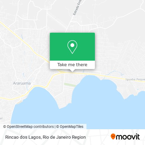 Rincao dos Lagos map