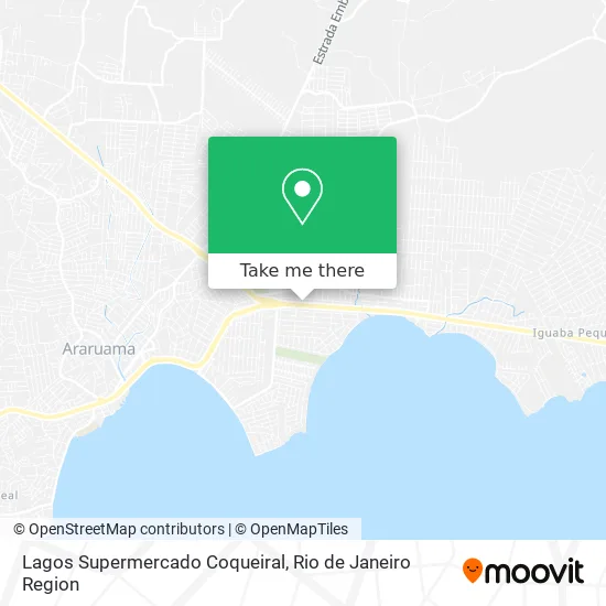 Lagos Supermercado Coqueiral map