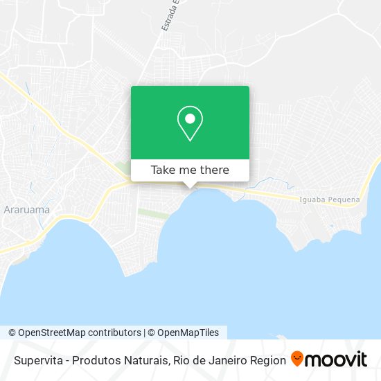 Supervita - Produtos Naturais map