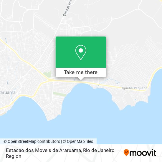 Estacao dos Moveis de Araruama map