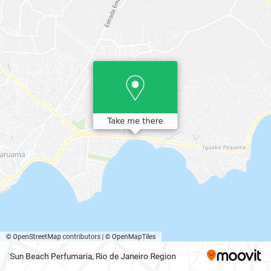 Sun Beach Perfumaria map