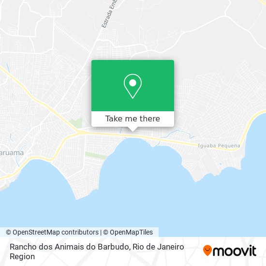 Rancho dos Animais do Barbudo map