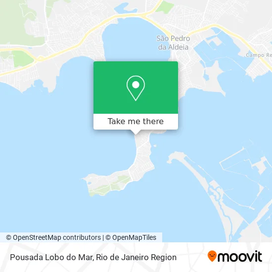 Pousada Lobo do Mar map