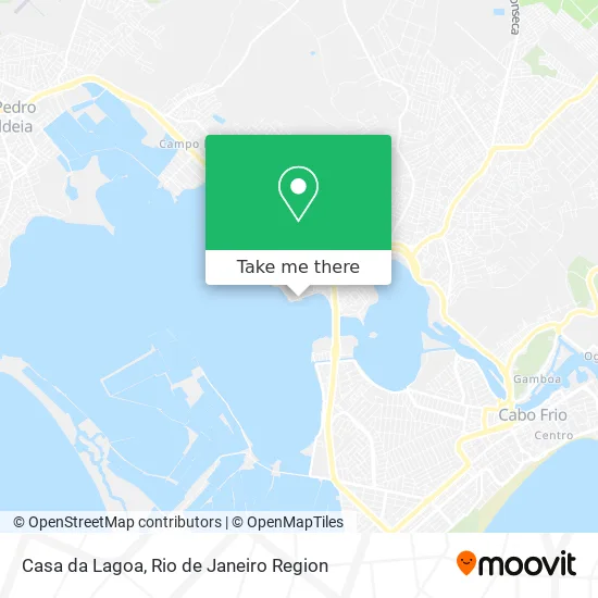 Casa da Lagoa map