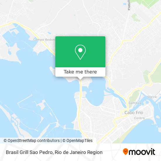 Brasil Grill Sao Pedro map