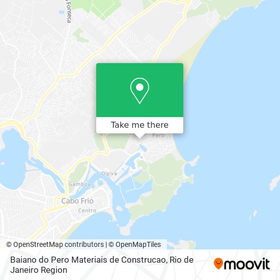 Baiano do Pero Materiais de Construcao map