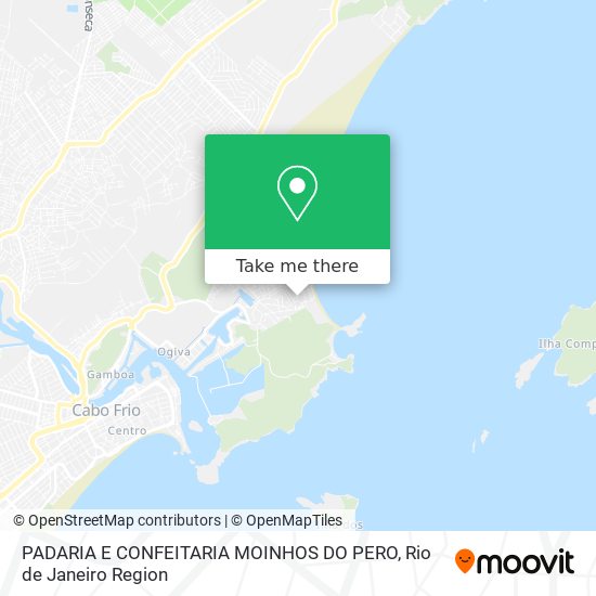 PADARIA E CONFEITARIA MOINHOS DO PERO map