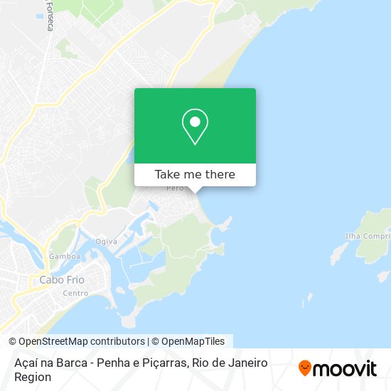 Açaí na Barca - Penha e Piçarras map