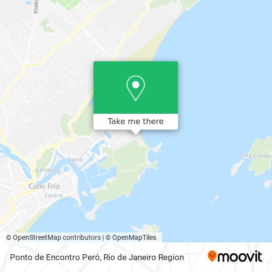 Ponto de Encontro Peró map