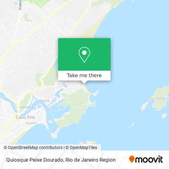 Quiosque Peixe Dourado map