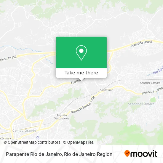 Parapente Rio de Janeiro map
