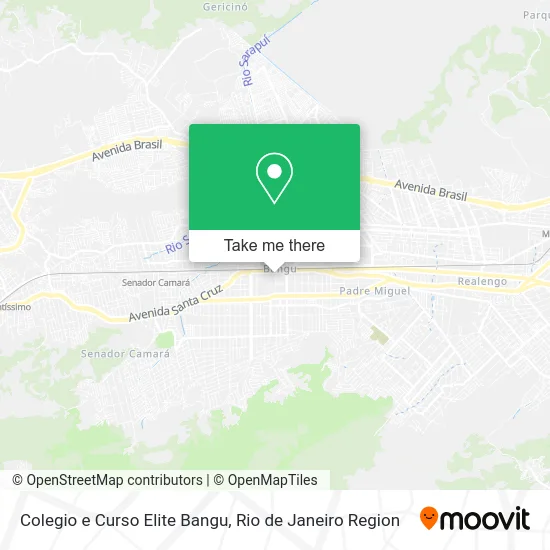 Colegio e Curso Elite Bangu map