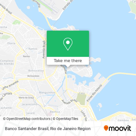 Banco Santander Brasil map