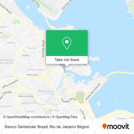 Banco Santander Brasil map