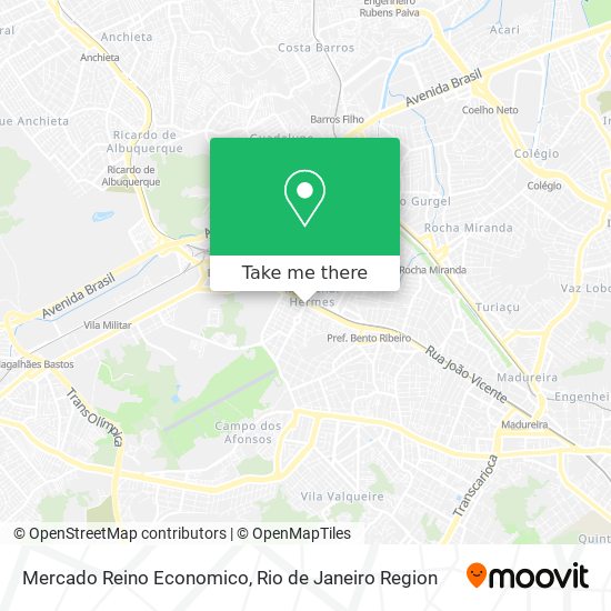 Mercado Reino Economico map