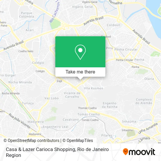 Casa & Lazer Carioca Shopping map